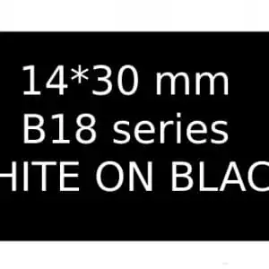 NIIMBOT labels for B18 N1 PRINTER 14*30 bright BLACK
