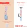NIIMBOT – D101 ONLY – R24X40MM – 160 LABELS PER ROLL – ANIMAL LEAGUE DESIGN