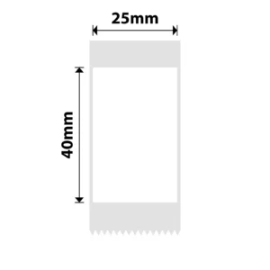 NIIMBOT – D101 ONLY – 25X40MM – 160 WHITE LABELS