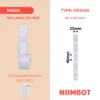 img-product img-product NIIMBOT – D101 ONLY – 25X40MM – 160 COLOUR BORDER LABELS