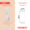 img-product NIIMBOT – D101 ONLY – 25X60MM – 110 WHITE LABELS Sale price
