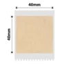 NIIMBOT B1 B21 B3S B4  40X40MM – 180 KRAFT ROUND LABELS