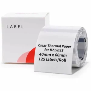 NIIMBOT K3 60x60mm Transparent Thermal Labels