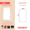 NIIMBOT B1 B21 B3S B4 40X80MM -95 WHITE LABELS