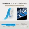 Cable Labels N1 EW12.5×74+35-60 Blue Cable