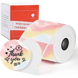 Phomemo XY5050-140CH Round Labels | Colorful 50x50mm Thermal Sticker Labels