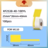 Phomemo XF2538-40-100YL Yellow F-Type Tags