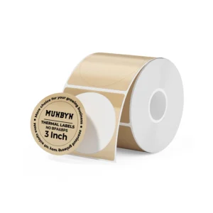 NIIMBOT B Series 50x50mm Kraft Round Labels
