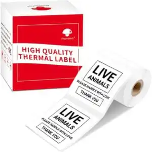 Phomemo M110 M120 M200 M220 50mm x 50mm Square Multi-Purpose Self Adhesive Labels 150 Labels