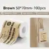 NIIMBOT B Series 50x70mm Kraft Labels