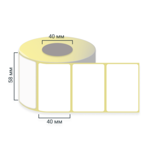 Alternative view of Thermal Label 58*40