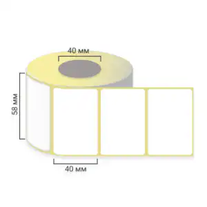 Alternative view of Thermal Label 58*40