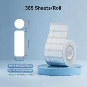 NIIMBOT M2/M3 Labels Low-Temperature Label Paper ow36.5*9.5-490 Labels/Roll, -80°C Freezing Adhesive Sticker