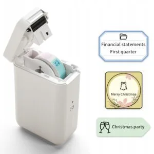 Alternative view of Niimbot Original D101 Thermal Label Printer Classic Mini Inkless D110 Bluetooth Wireless Thermal Label Maker Cable Jewelry Paper