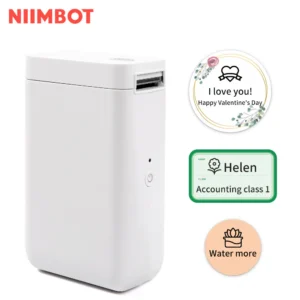 Niimbot Original D101 Thermal Label Printer Classic Mini Inkless D110 Bluetooth Wireless Thermal Label Maker Cable Jewelry Paper