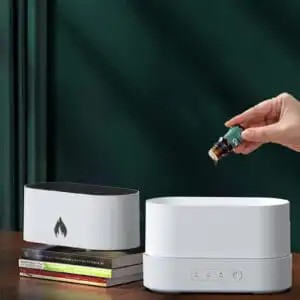 Flame Diffuser Home Mini Smart Desktop Quiet Atmosphere Simulation Flame Ultrasound Humidifier