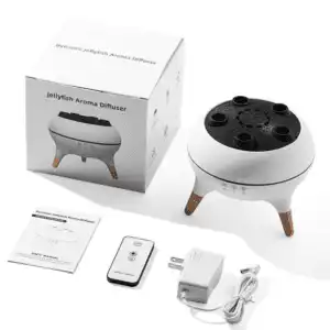 Cool Mist Room Ultrasonic Electronic Flame Sound Pickup Aroma Diffuser Remote Air Humidifier for Home Bedroom