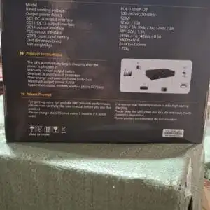 SKE POE 120W Model DC UPS 12V 5A POE 24V 1A Mini UPS 100 Watt 120W Output Power Multiplexed Output for CCTV Camera DVR