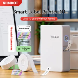 Alternative view of NIIMBOT N1/B18 Mini Portable Label Printer Thermal Transfer Pocket Label Maker With Long Life Ribbon And PET Stickers Gift