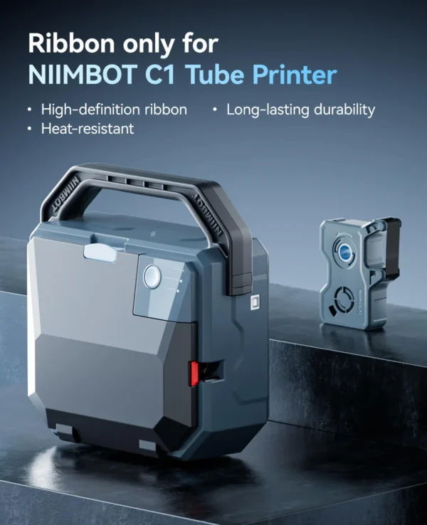 NIIMBOT C1 Industrial Tube Printer Heat Shrink Sleeve Label Maker Portable