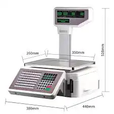 Alternative view of TMA 2015 30 kg Retail, Price Computing & Label Printing Scale