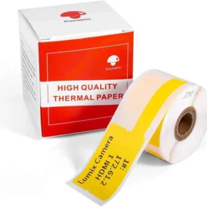 Phomemo XF2538-40-100YL Yellow F-Type Tags