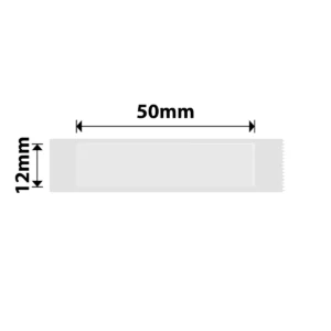 NIIMBOT B18 N1 12X50MM-125 TRANSPARENT LABELS