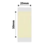 Niimbot D101 only 25X50MM-130 Lemon Yellow Labels