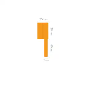 Niimbot B Series T25x38+40-95 Orange Cable