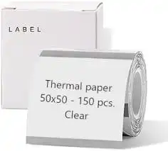 Niimbot tt50x50-150 transparent square