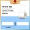 Phomemo XP4515-400 White Rectangle Labels
