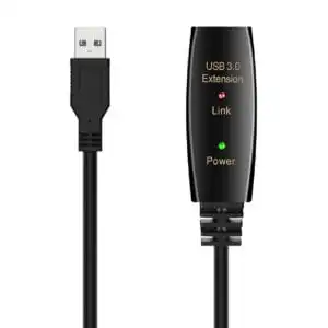 High Speed USB3.0 Active Extension Cable Male to Female Cord with Signal Booster USB3.0 Cable for Scanner