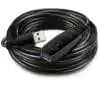High Speed USB3.0 Active Extension Cable Male to Female Cord with Signal Booster USB3.0 Cable for Scanner