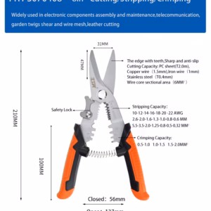 Multi-functional Crimping Pliers Cable Cutter Automatic Wire Stripper Stripping Tools