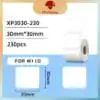 Phomemo XP3030-230 White Square Labels | 30x30mm Square Thermal Stickers