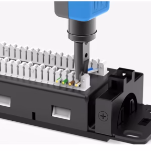 Double Cutter Head Rj45 Impact Punch Tool Network Cable Krone Type Insertion Punch Down Tool