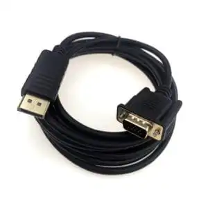 Gold Plated 1080P 6FT DP to VGA Adapter DP to VGA Cable for Monitor TV and Projector