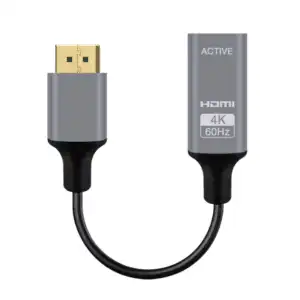 Gold Plated 4K 60HZ DP to HDMI Converter DP to HDMI Adapter for Laptop Desktop and HDTV