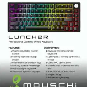 Gaming Luncher – Gaming Wired Keyboard