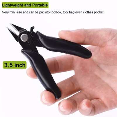 YTH 3.5 Inch Micro Diagonal Wire Cutter Electronic Mini Cutting Pliers Diagonal Cutters Mini Wire Cutters