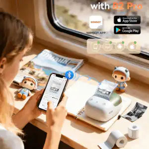 NIIMBOT B2 Pro 300 DPI High Definition, Portable Thermal Label Printer with Fun APP for Photos, Scrapbook, Home,School Oragnization