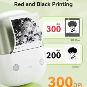 NIIMBOT B2 Pro 300 DPI High Definition, Portable Thermal Label Printer with Fun APP for Photos, Scrapbook, Home,School Oragnization