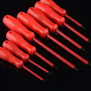 8 Pcs Insulated CRV DIY Electronics Hand Tools Flat Cross Magnetic Screwdriver Tool Set