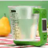 Digital Kitchen Plastic Cup Scale Cheap China ABS Material 1g Accuracy LCD Display