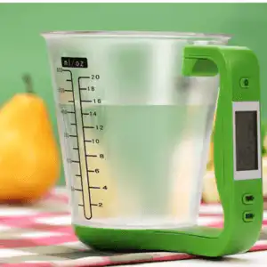 Digital Kitchen Plastic Cup Scale Cheap China ABS Material 1g Accuracy LCD Display