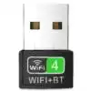 150Mbps Dual Band Wireless USB WiFi Adapter with Bluetooth 2.4GHz 5GHz Free Driver for PC Laptop Desktop