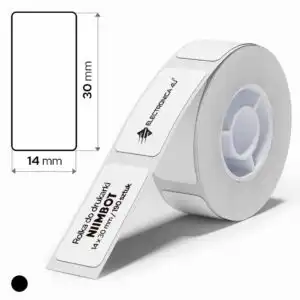 NIIMBOT D Series Thermal Label Roll (14×30mm, 195 Labels) – White