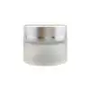 20g Silver Cap Empty Cosmetic Glass Empty Cream Jar Frosted Glass Jar for Skin Care with Lid