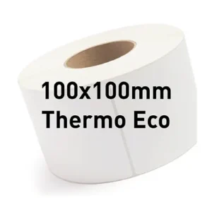 Direct Thermal Labels 100x100mm 250 Labels/Roll – 40mm Core