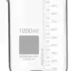 Glass Beaker with spout Glass 1000ml